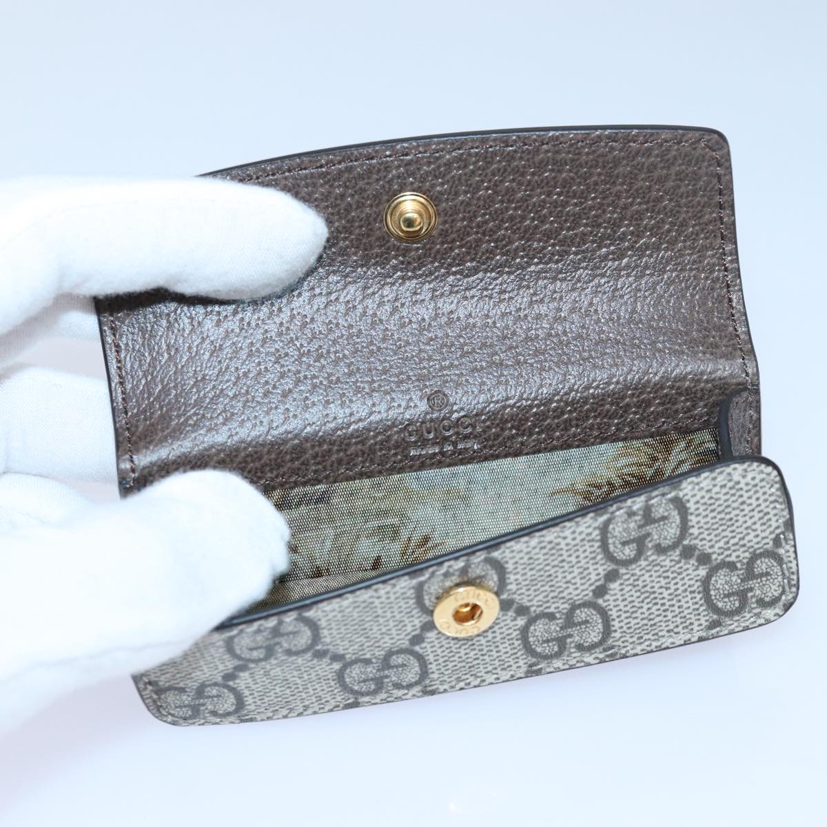 GUCCI GG Supreme Dice Set PVC Beige 662292 yk13670A