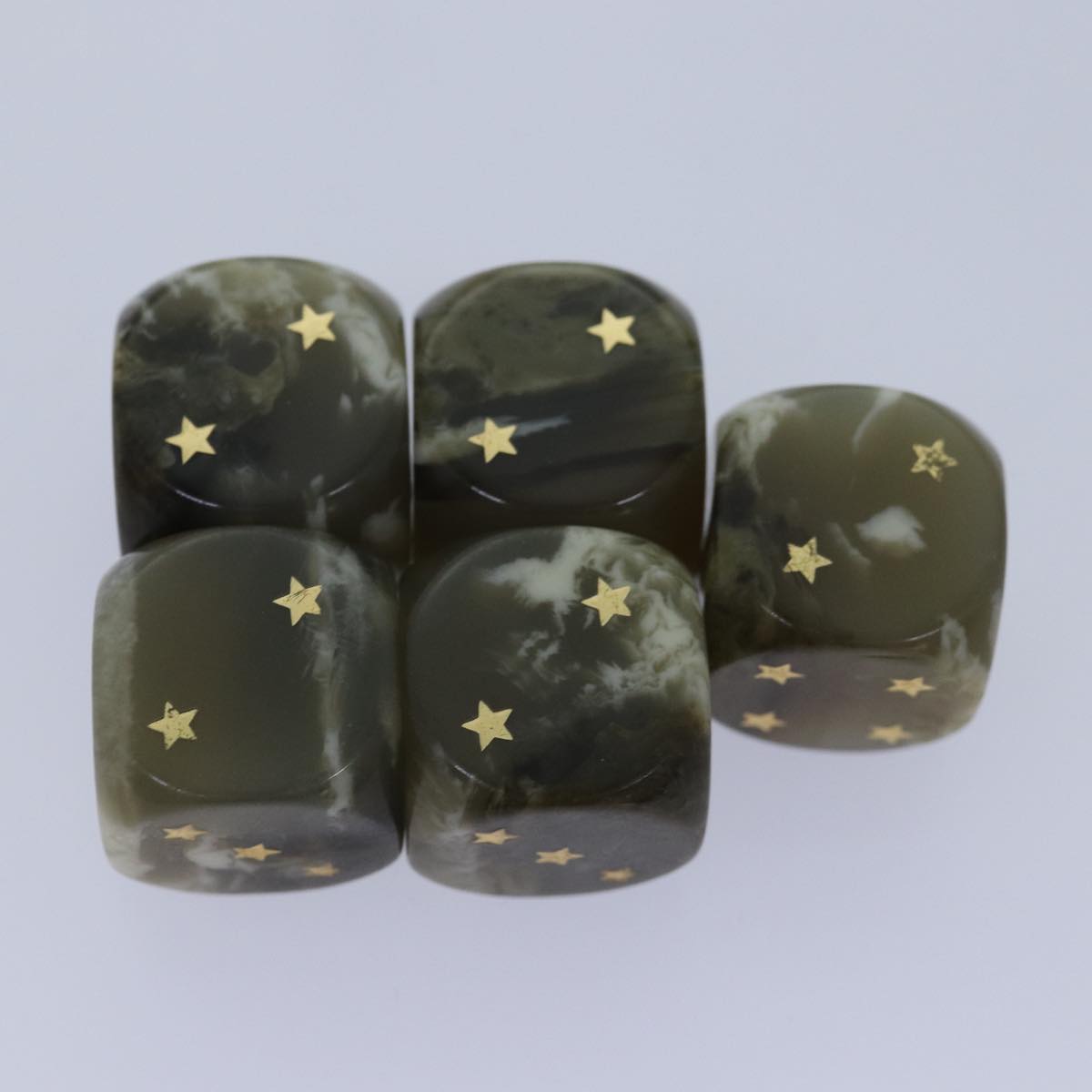 GUCCI GG Supreme Dice Set PVC Beige 662292 yk13670A