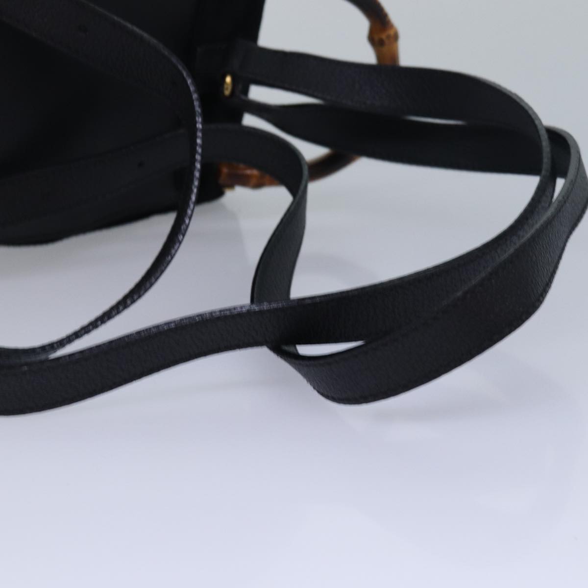 GUCCI Bamboo Backpack Suede Black 003 1956 0030 yk13819