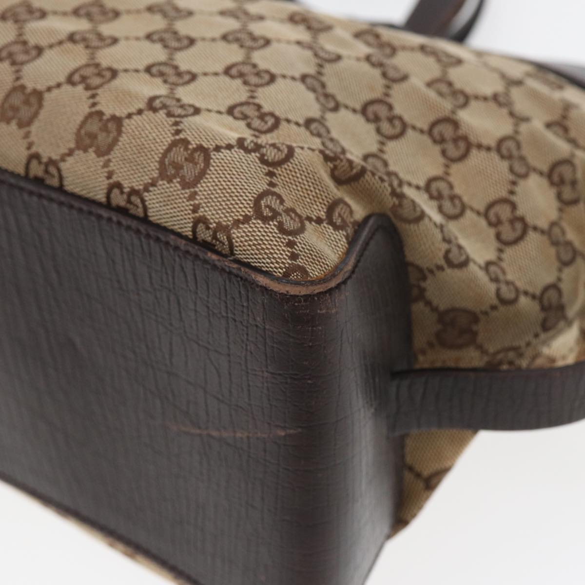 GUCCI GG Canvas Tote Bag Beige 106251 yk13879