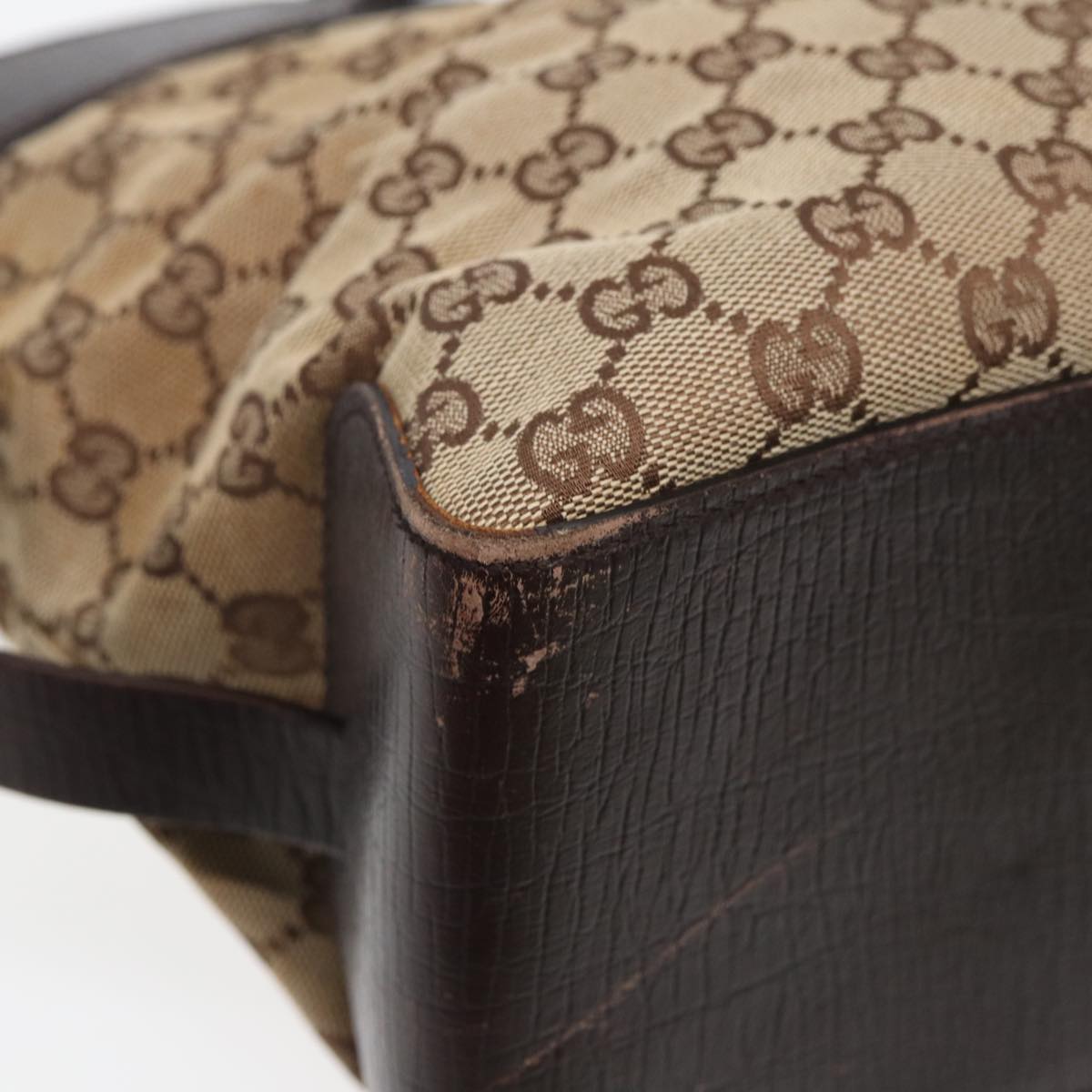 GUCCI GG Canvas Tote Bag Beige 106251 yk13879