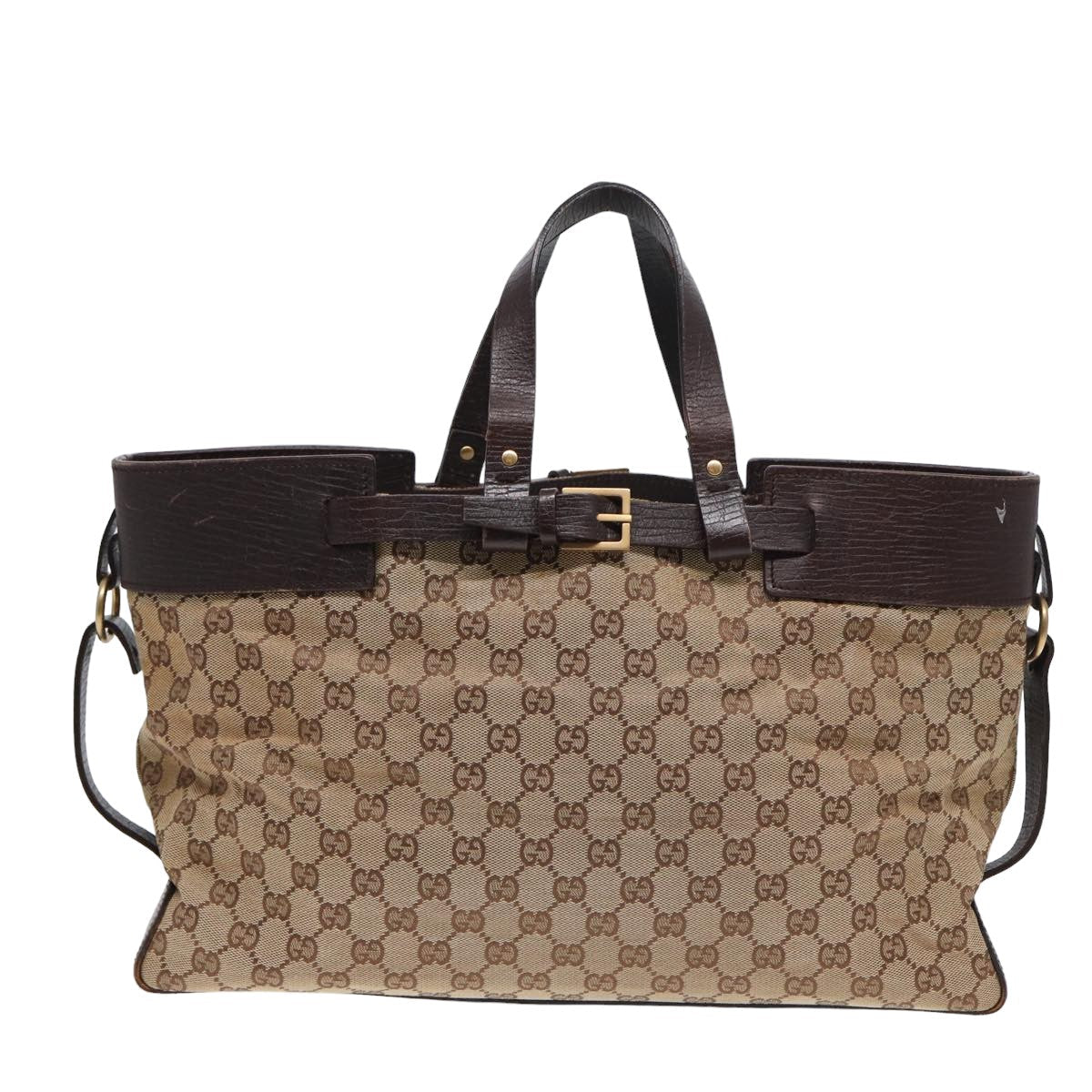 GUCCI GG Canvas Tote Bag Beige 106251 yk13879