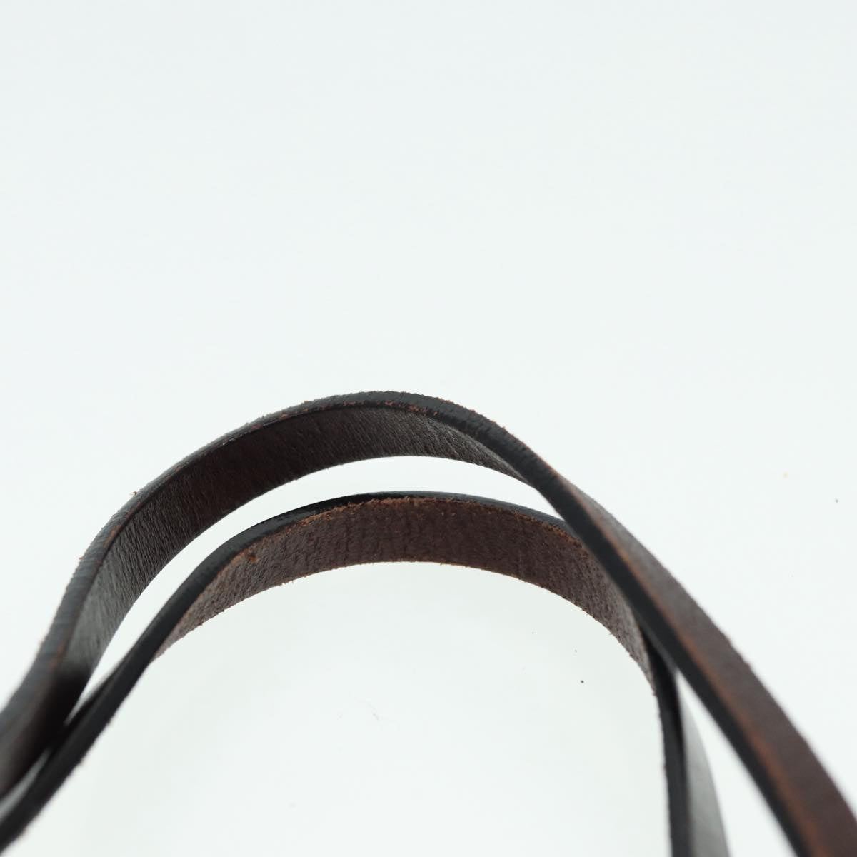 FENDI Zucca Canvas Tote Bag Wool Brown Black Silver yk14162