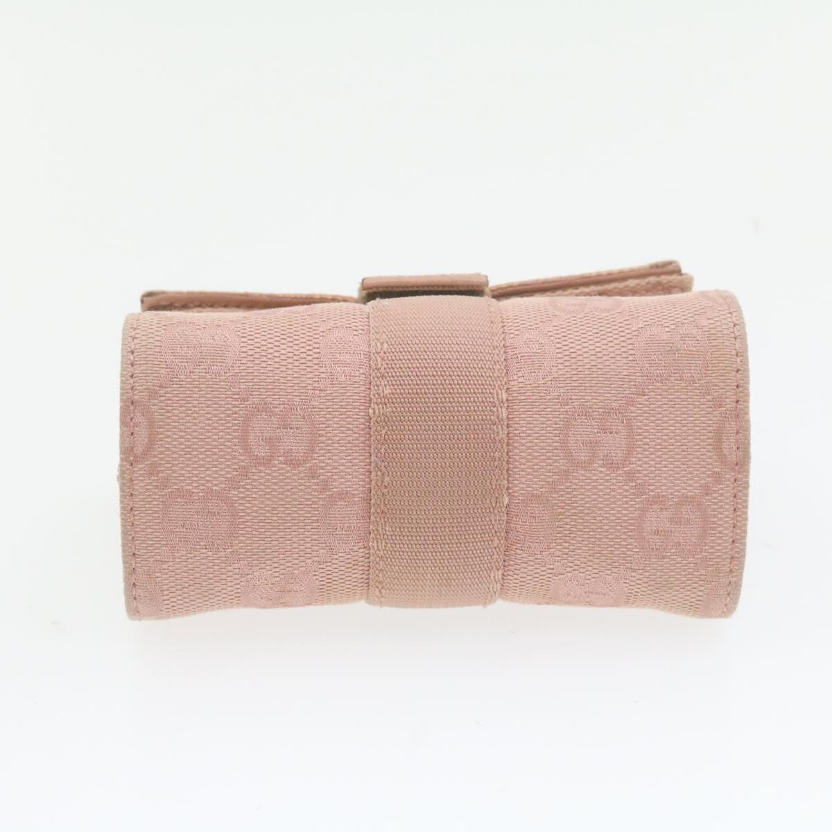 GUCCI GG Canvas Pouch Pink 0391055 yk1437