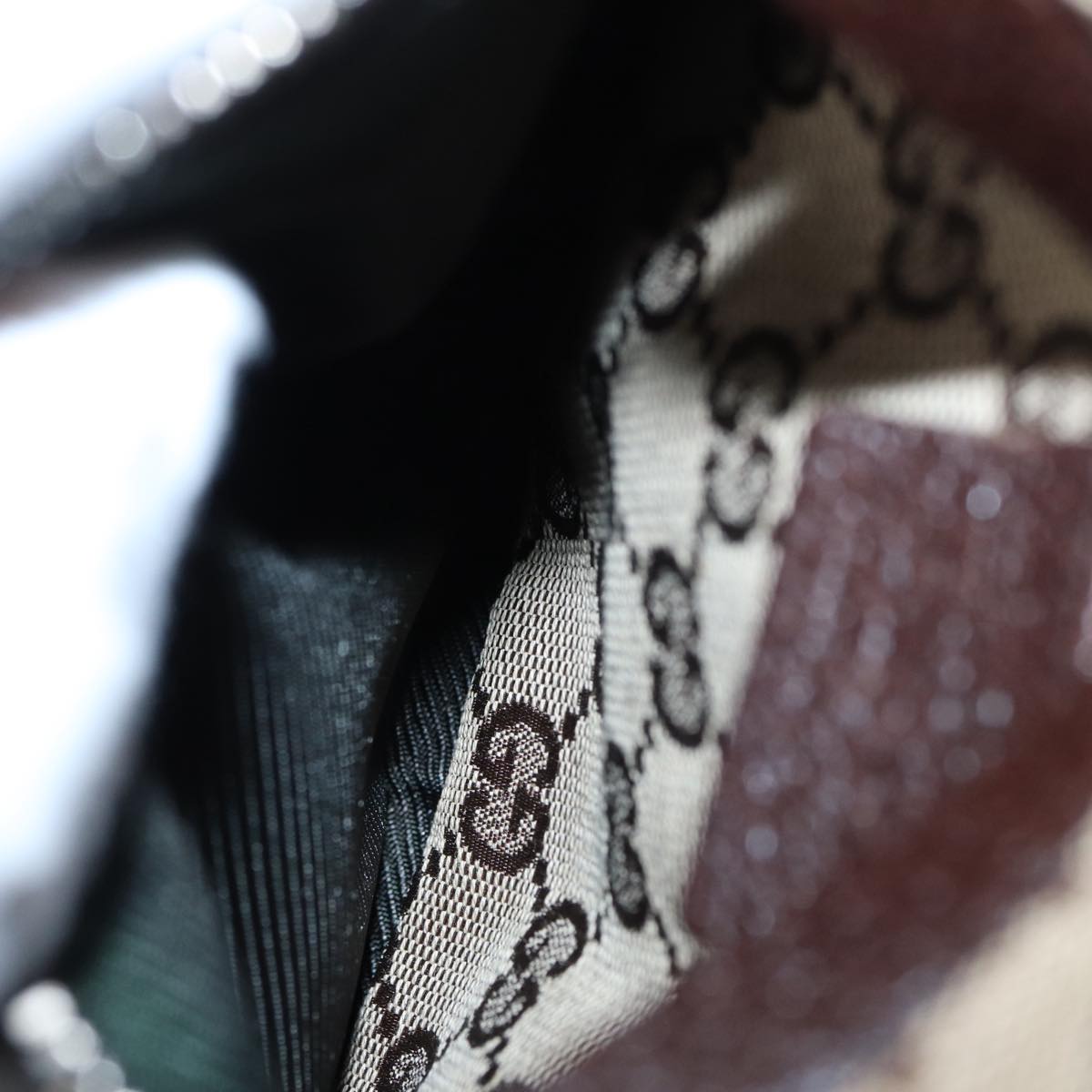 GUCCI GG Canvas Waist bag Beige Silver 28566 yk14629