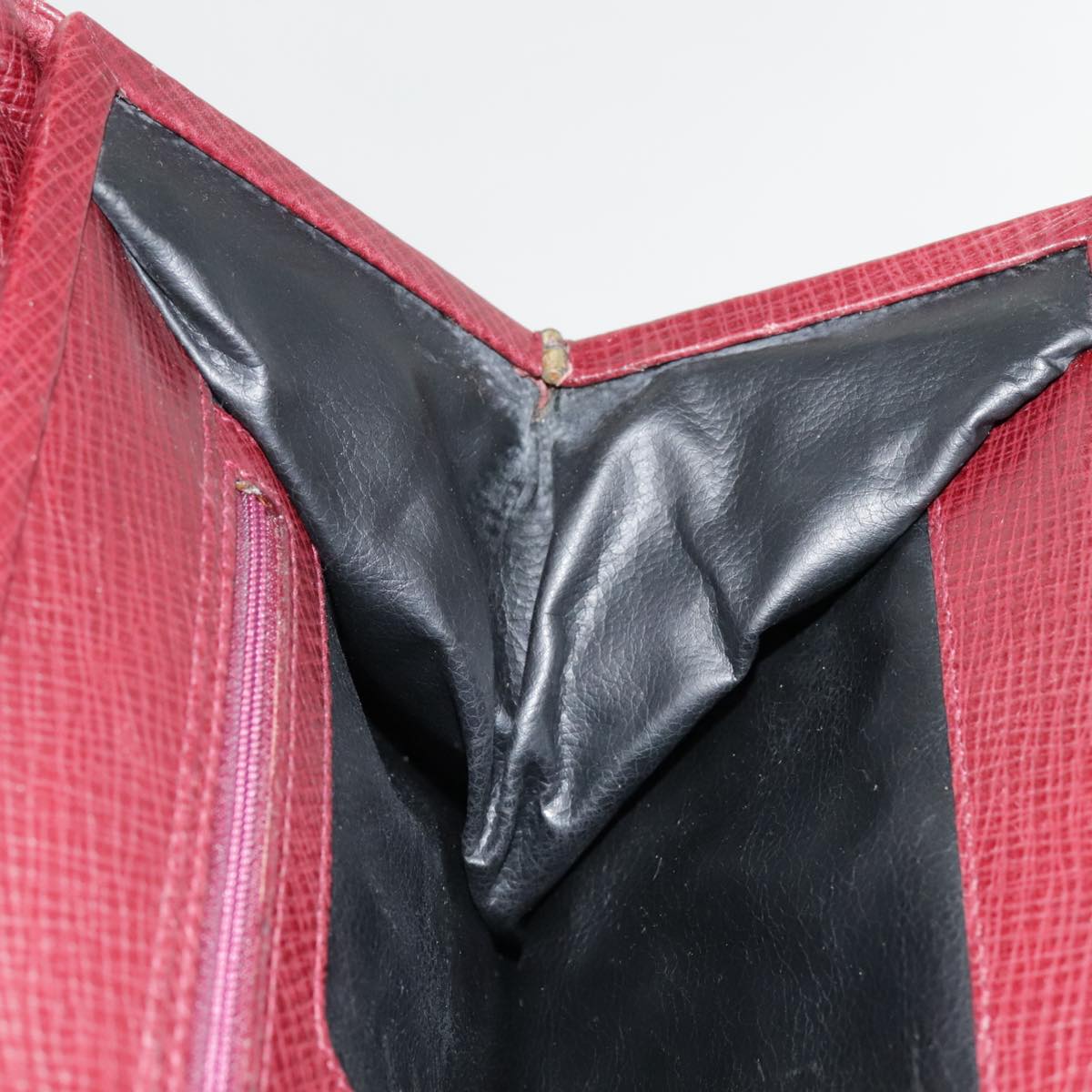 FENDI Shoulder Bag Leather Red yk15406