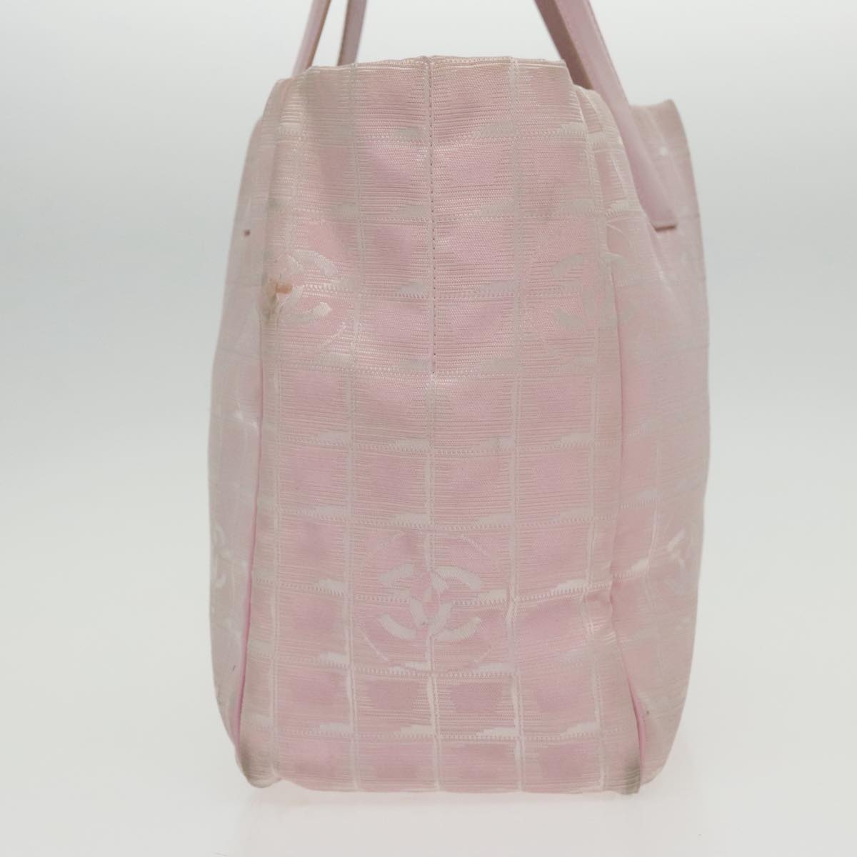 CHANEL New Travel line Tote Bag Nylon Pink Gold CC yk15733
