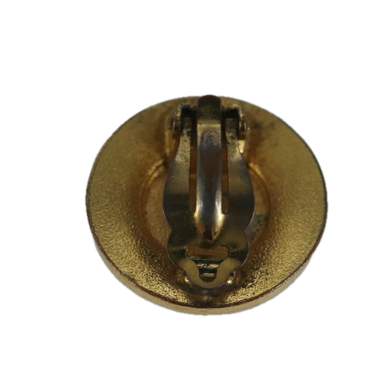 CHANEL COCO Mark Earring metal Gold CC yk15811