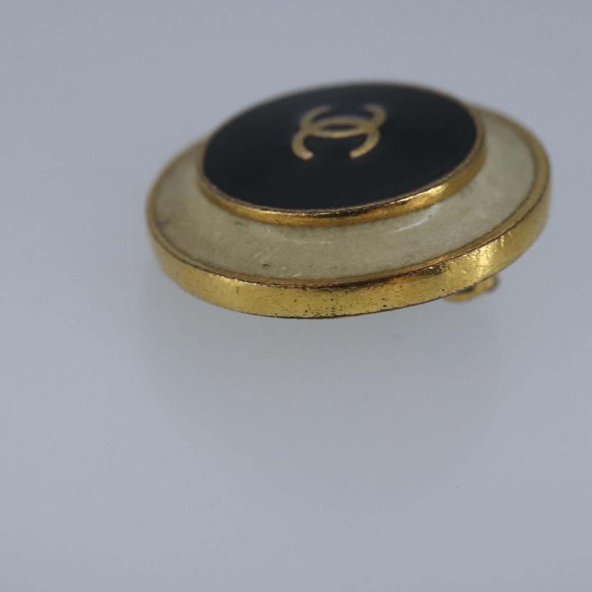 CHANEL COCO Mark Earring metal Gold CC yk15811