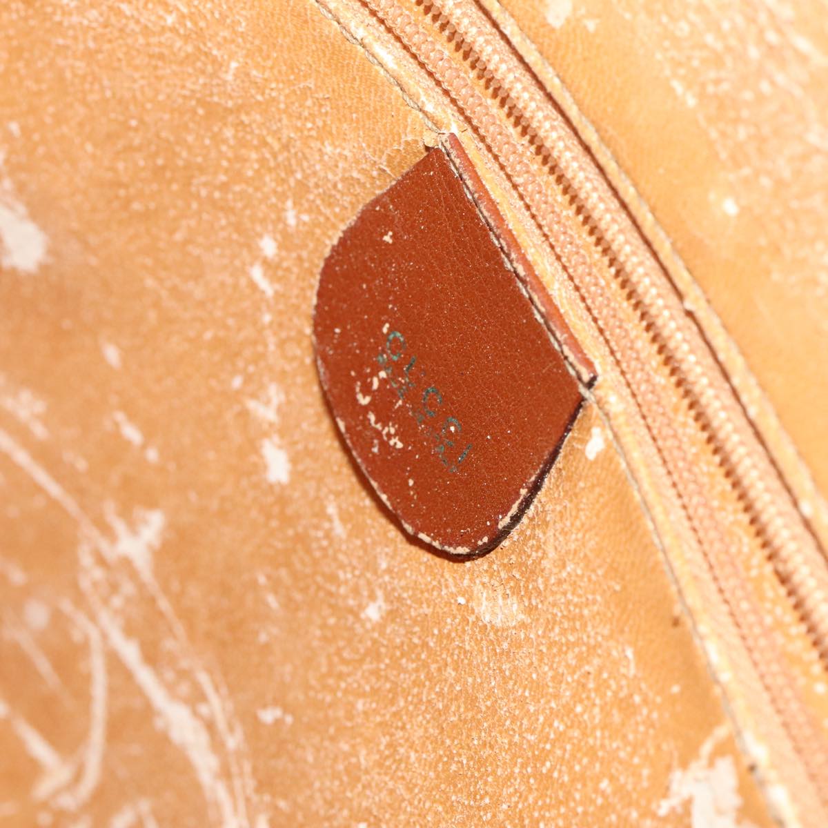 GUCCI Bamboo Hand Bag Leather 2way Brown Gold 000 1186 0289 yk15862