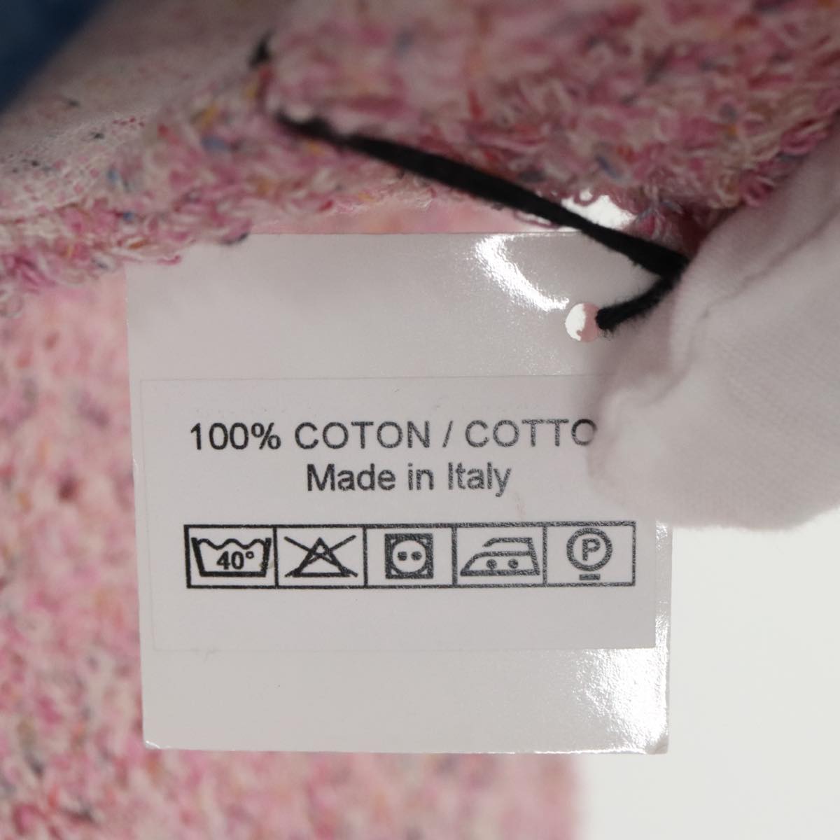 CHANEL COCO Mark Tote Bag pile Pink CC yk15863A
