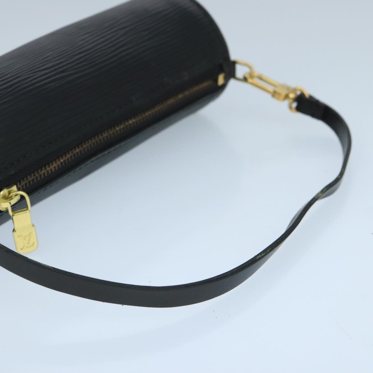 LOUIS VUITTON Epi Soufflot Pouch Black LV yk16122