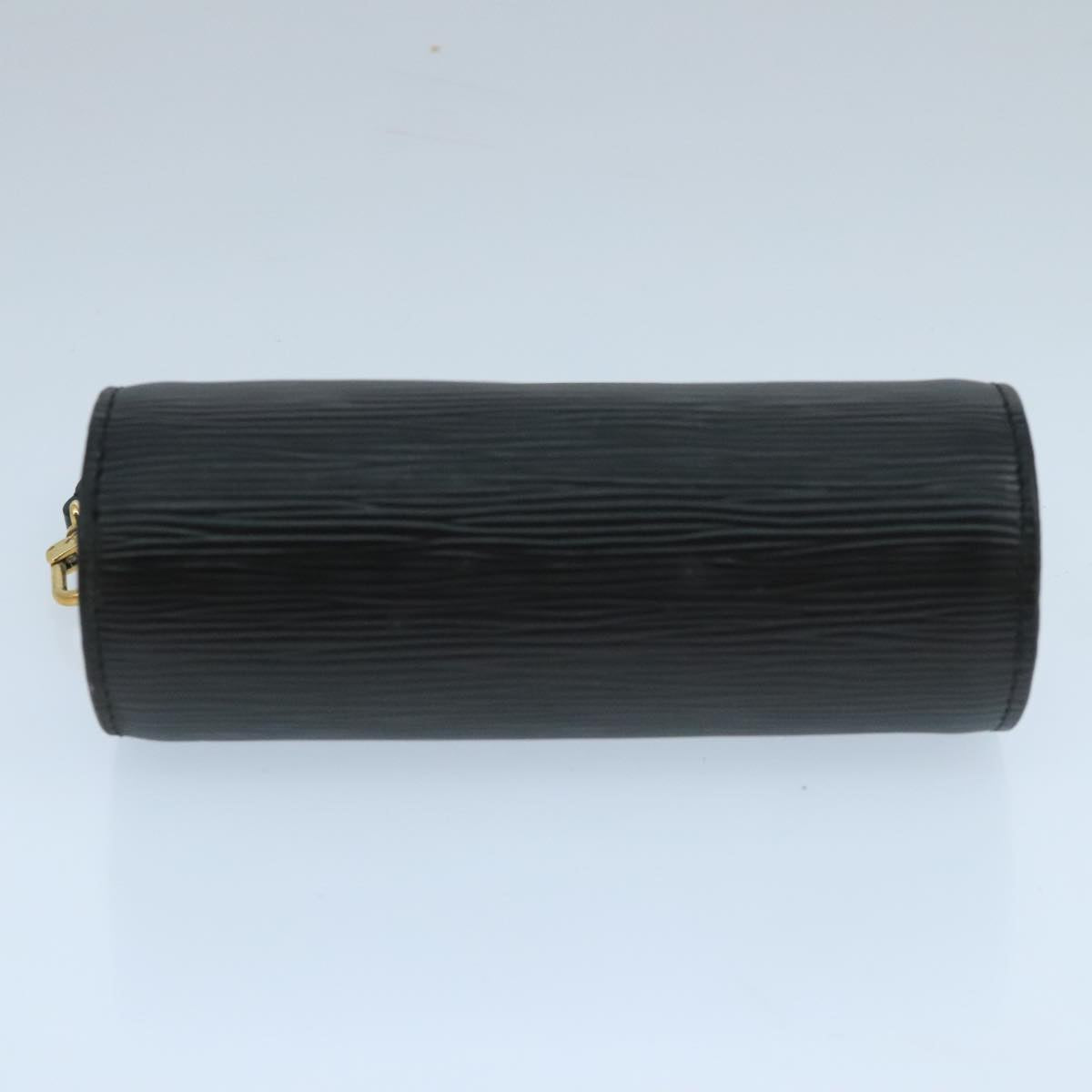 LOUIS VUITTON Epi Soufflot Pouch Black LV yk16122