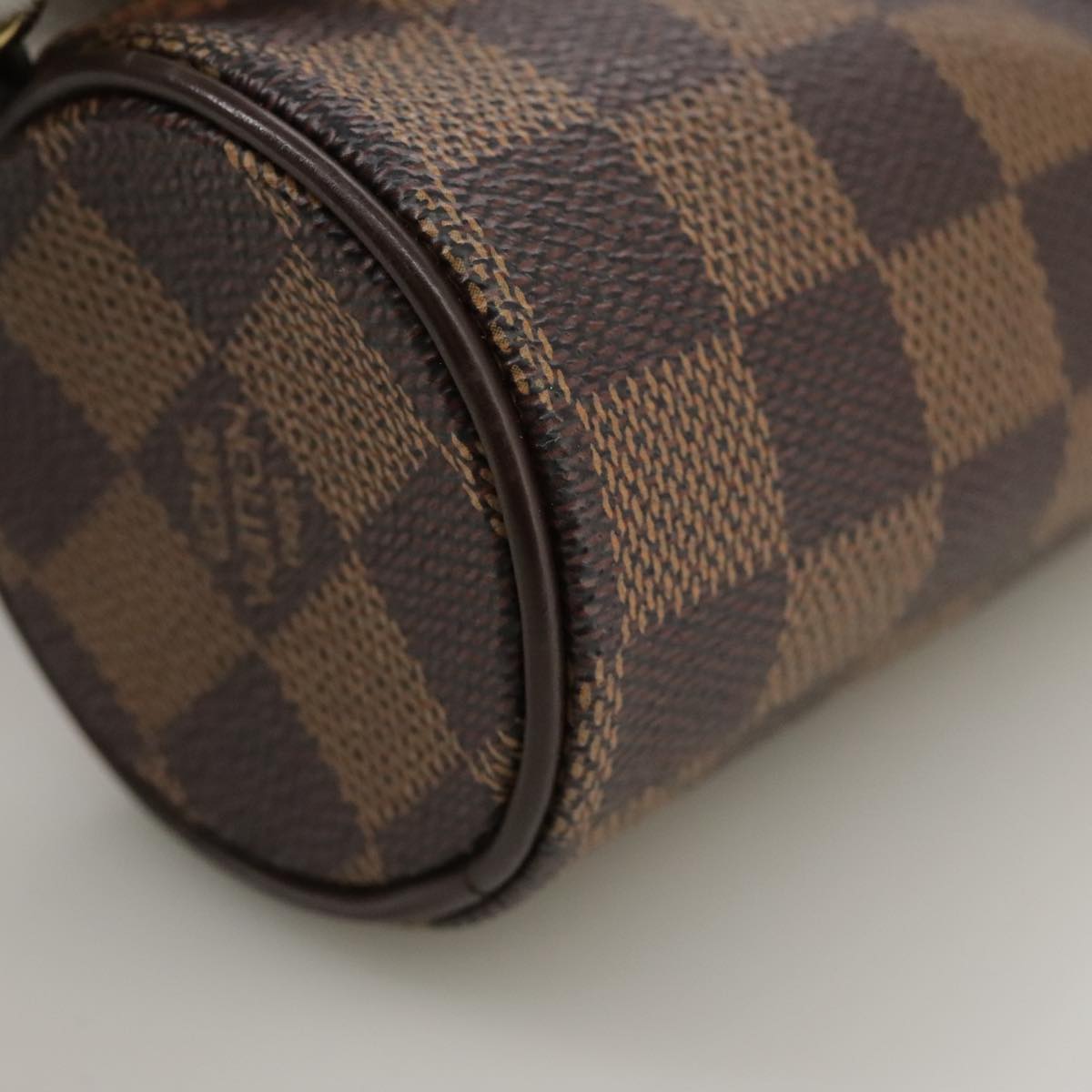 LOUIS VUITTON Damier Ebene Papillon Pouch LV yk16185