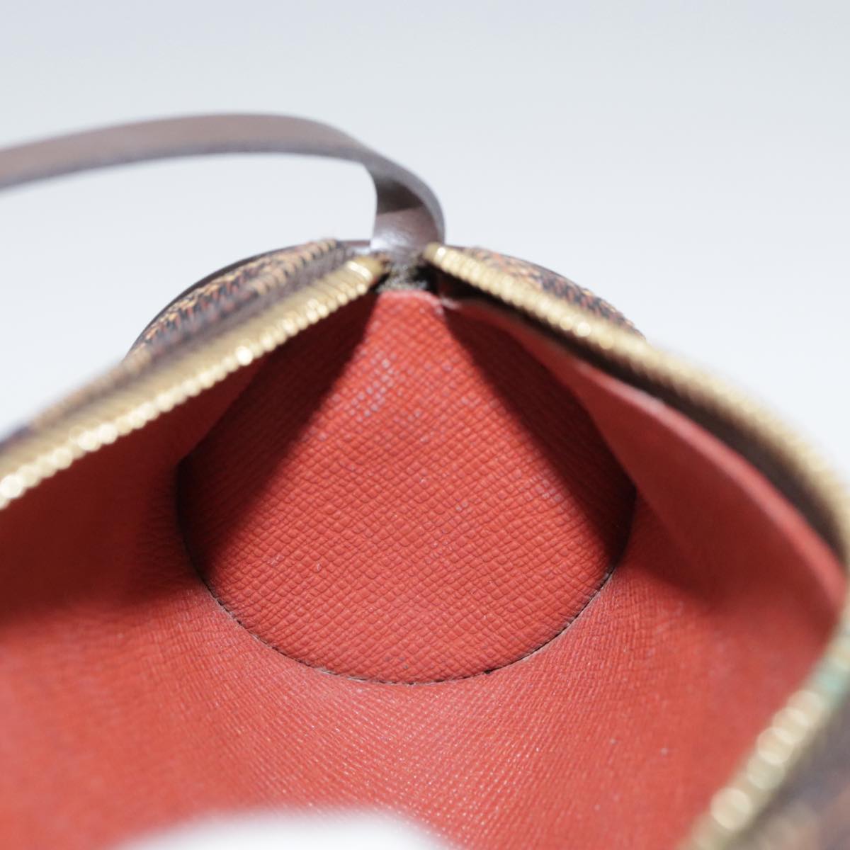 LOUIS VUITTON Damier Ebene Papillon Pouch LV yk16185