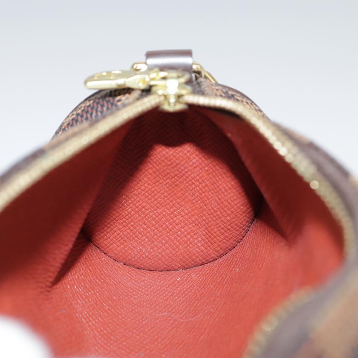 LOUIS VUITTON Damier Ebene Papillon Pouch LV yk16185