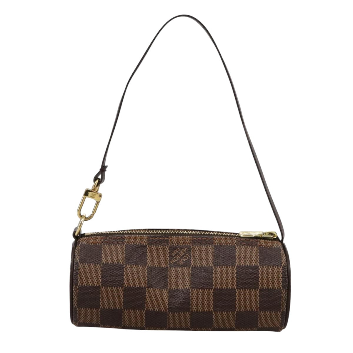 LOUIS VUITTON Damier Ebene Papillon Pouch LV yk16185