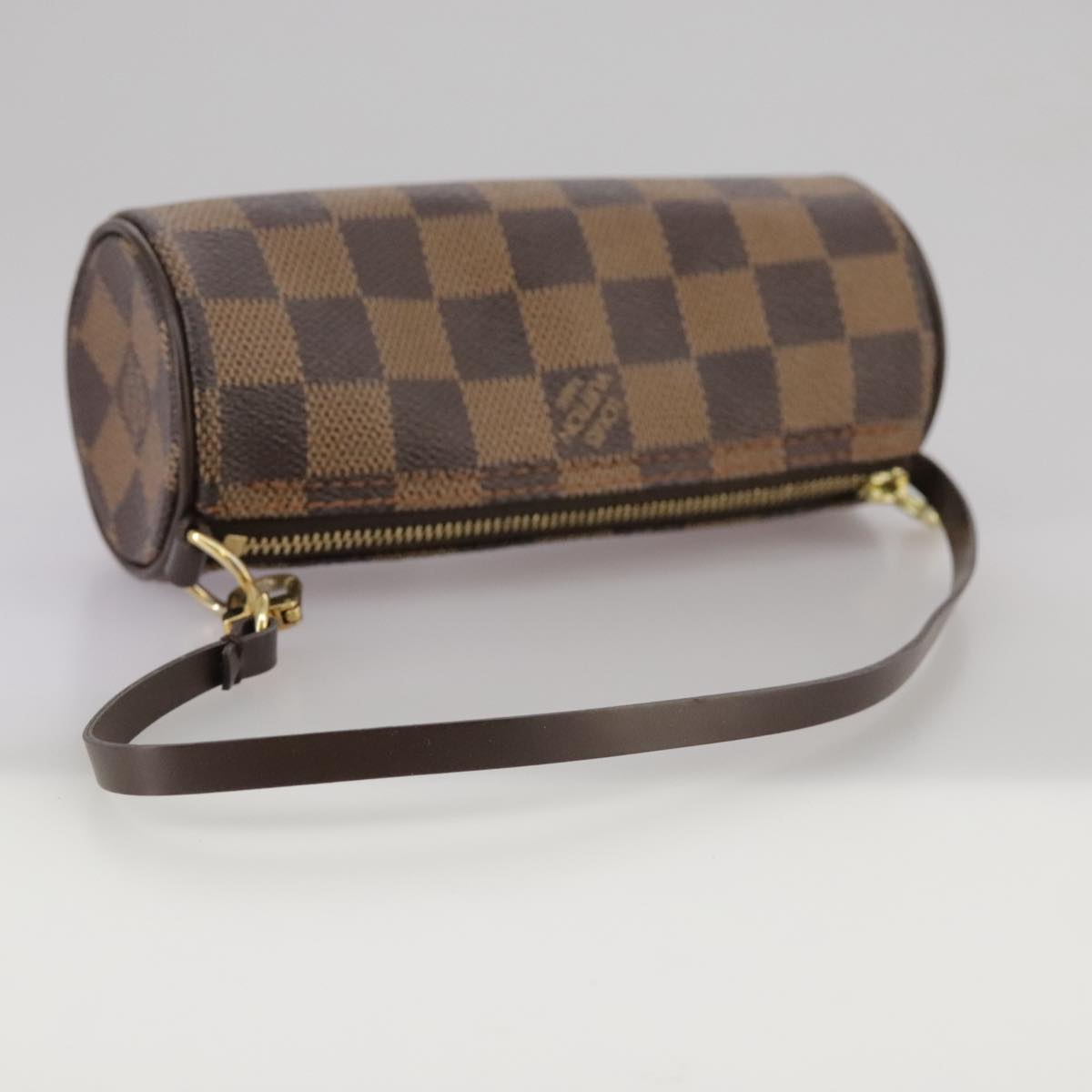 LOUIS VUITTON Damier Ebene Papillon Pouch LV yk16185