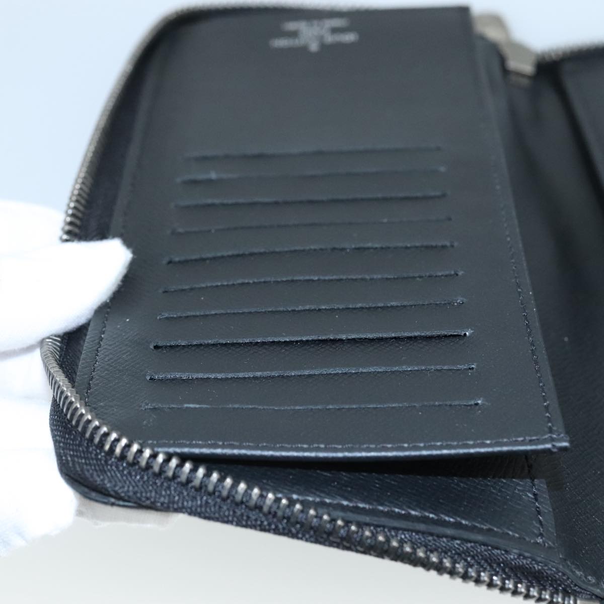 LOUIS VUITTON Monogram Eclipse Zippy Wallet Vertical Wallet M62295 yk16188