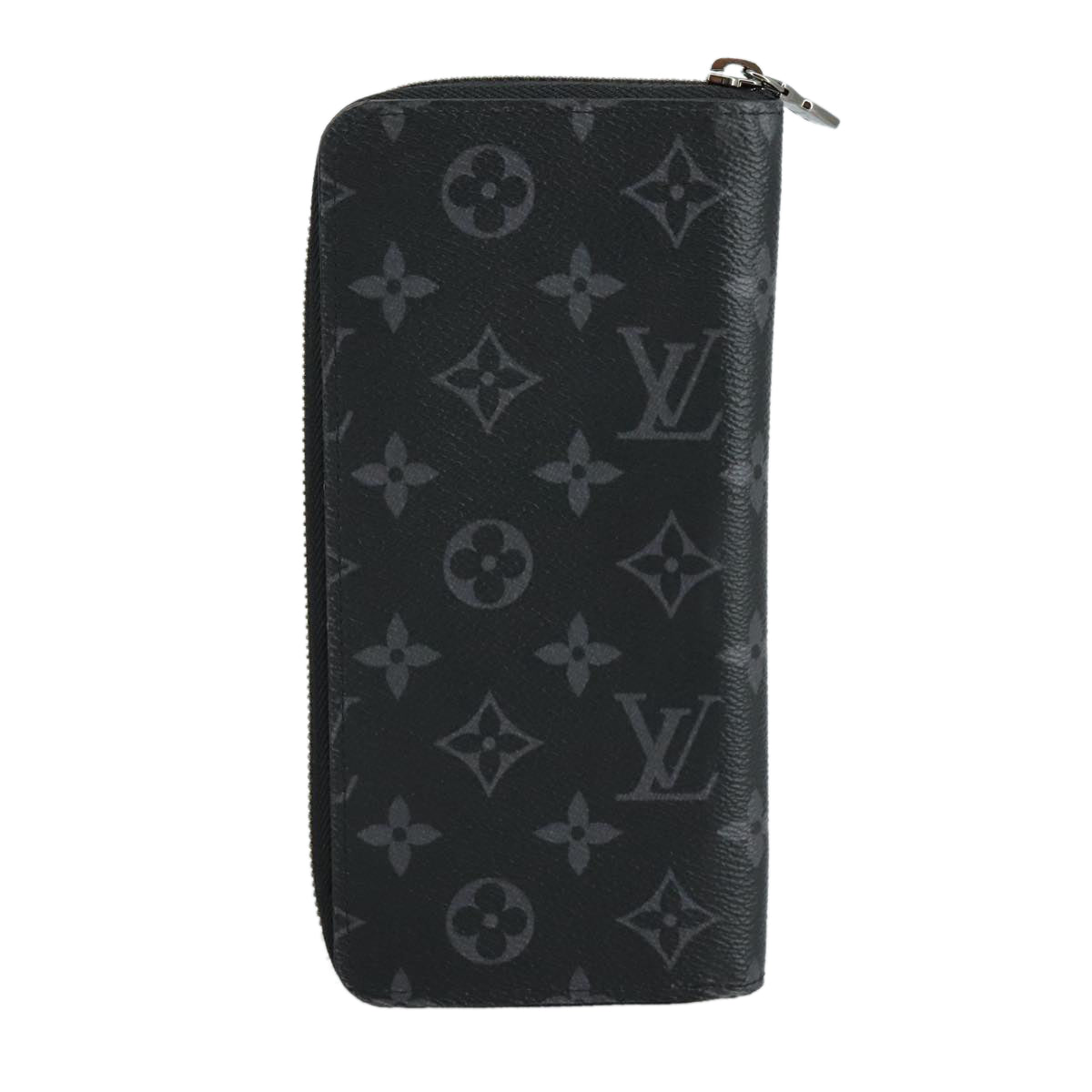 LOUIS VUITTON Monogram Eclipse Zippy Wallet Vertical Wallet M62295 yk16188