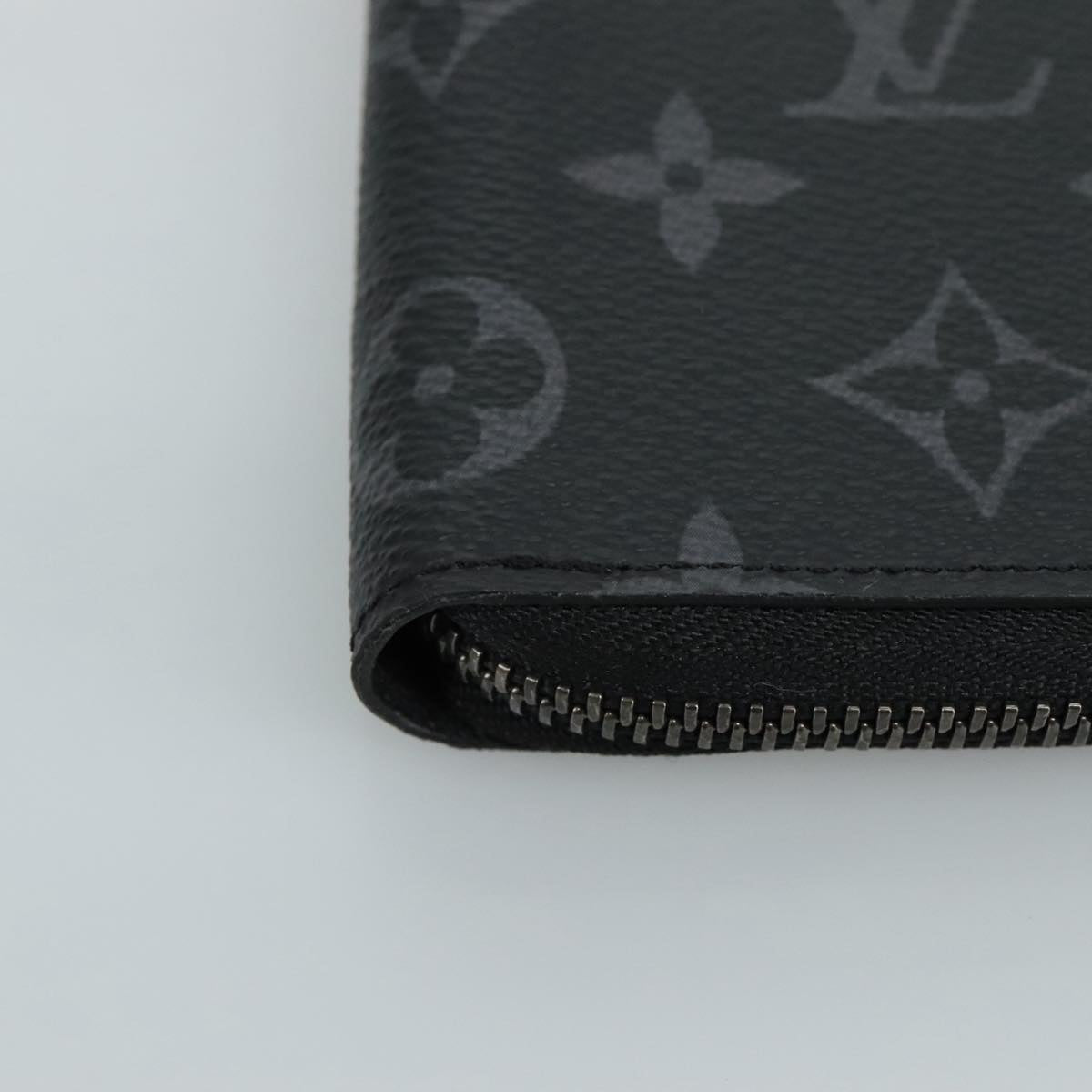 LOUIS VUITTON Monogram Eclipse Zippy Wallet Vertical Wallet M62295 yk16188