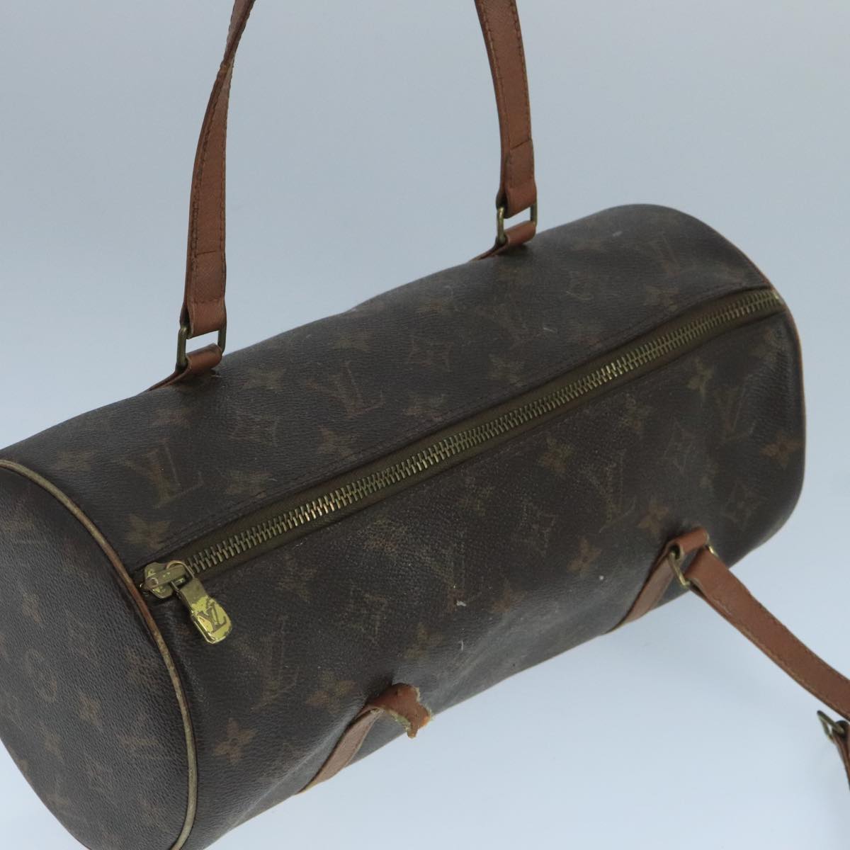LOUIS VUITTON Monogram Papillon 30 Hand Bag M51385 LV yk16198