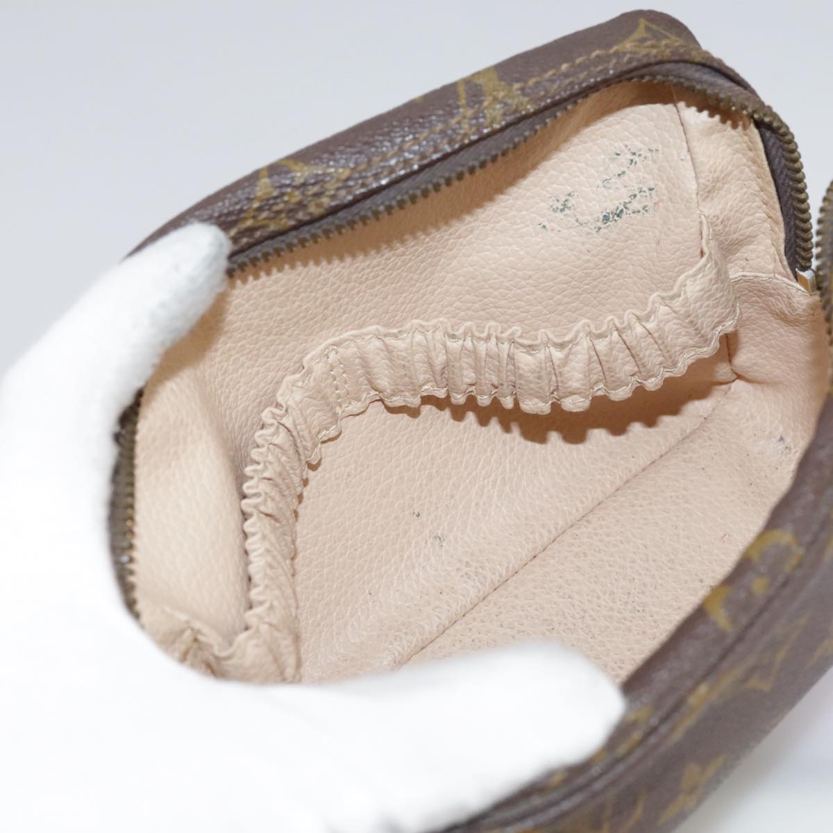 LOUIS VUITTON Monogram Trousse Toilette 18 Pouch Vintage M47526 LV yk16215