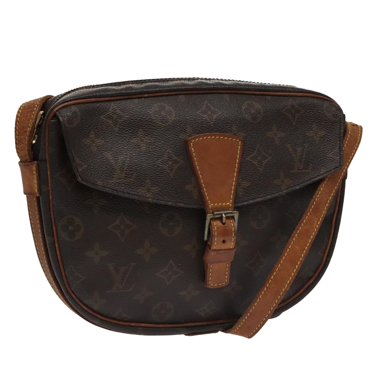 LOUIS VUITTON Monogram Jeune Fille GM Shoulder Bag M51225 LV yk16235