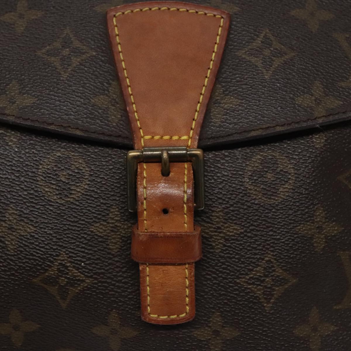 LOUIS VUITTON Monogram Jeune Fille GM Shoulder Bag M51225 LV yk16235