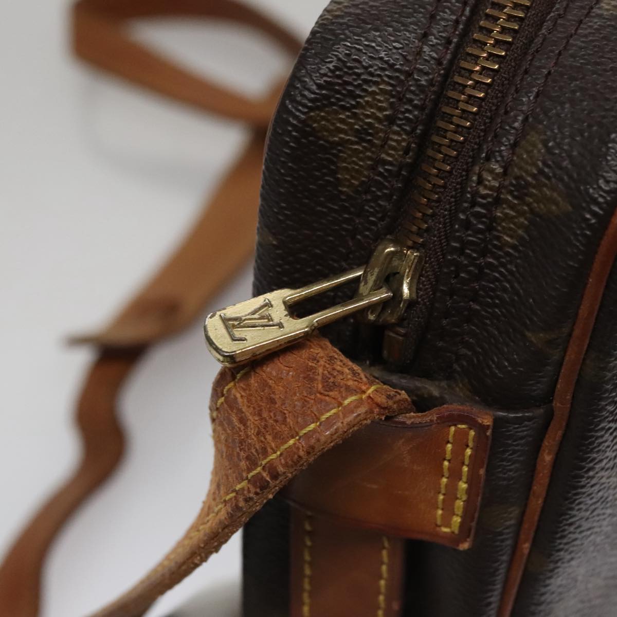 LOUIS VUITTON Monogram Jeune Fille GM Shoulder Bag M51225 LV yk16235