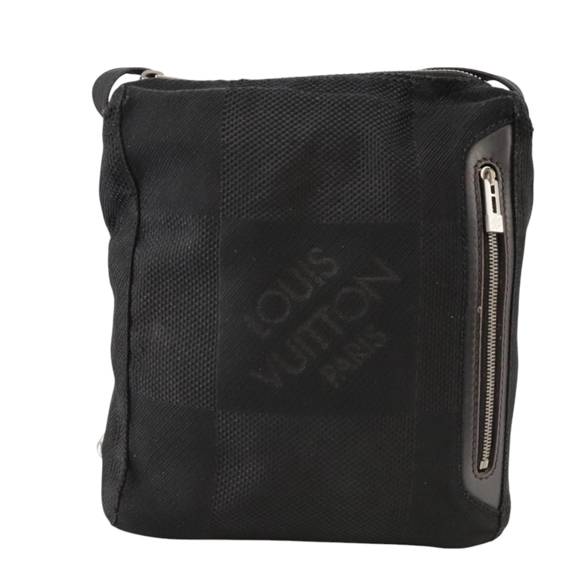 LOUIS VUITTON Damier Geant Sitadan PM Bag Black Noir M93044 LV yk16239