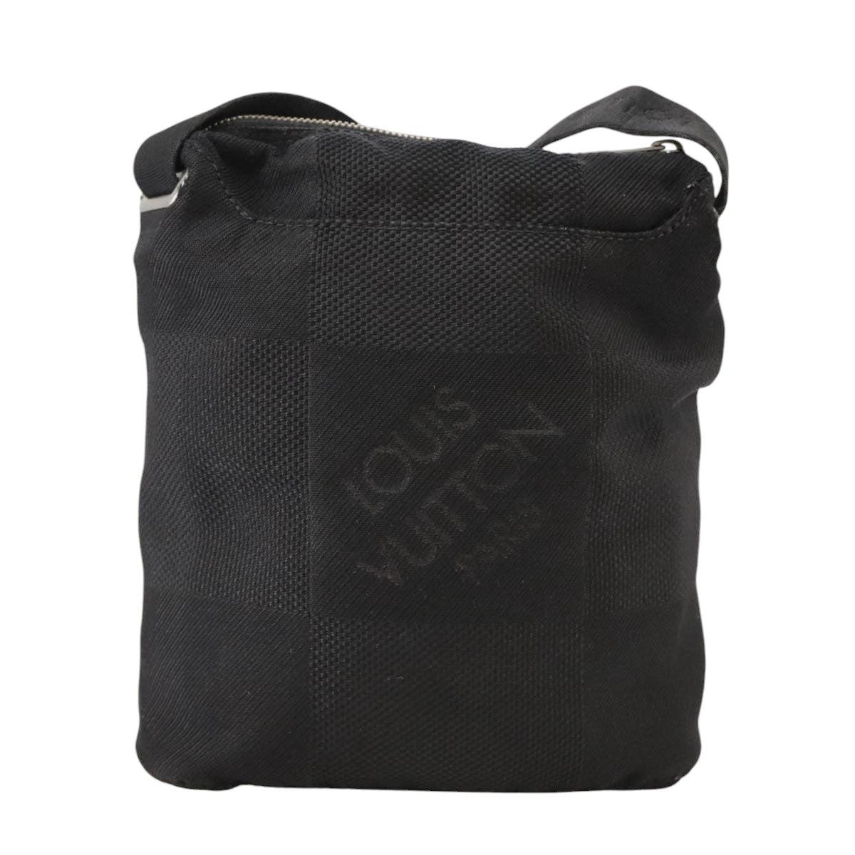 LOUIS VUITTON Damier Geant Sitadan PM Bag Black Noir M93044 LV yk16239