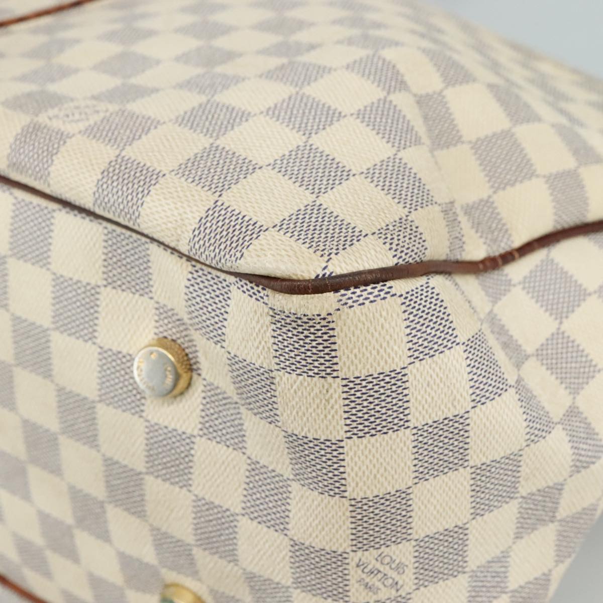 LOUIS VUITTON Damier Azur Figueri GM Tote Bag N41175 LV yk16259