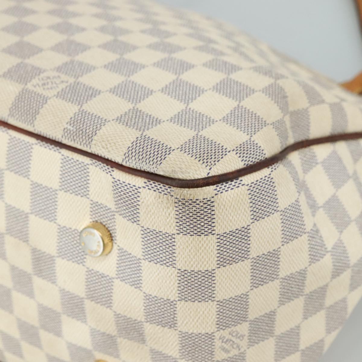 LOUIS VUITTON Damier Azur Figueri GM Tote Bag N41175 LV yk16259