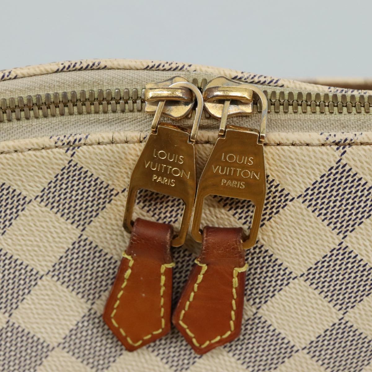 LOUIS VUITTON Damier Azur Figueri GM Tote Bag N41175 LV yk16259