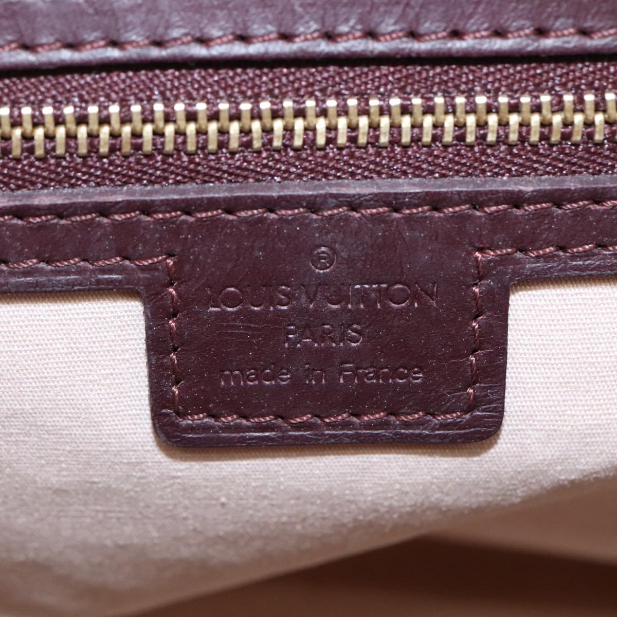 LOUIS VUITTON Monogram Mini Josephine PM Hand Bag Red M92216 LV yk16370