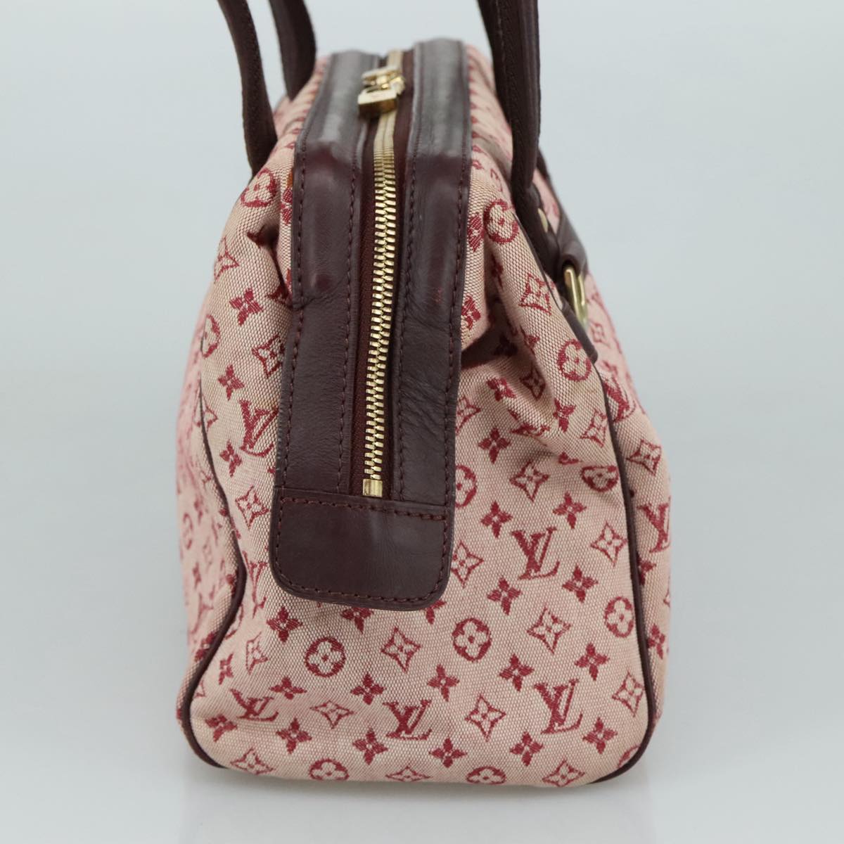 LOUIS VUITTON Monogram Mini Josephine PM Hand Bag Red M92216 LV yk16370