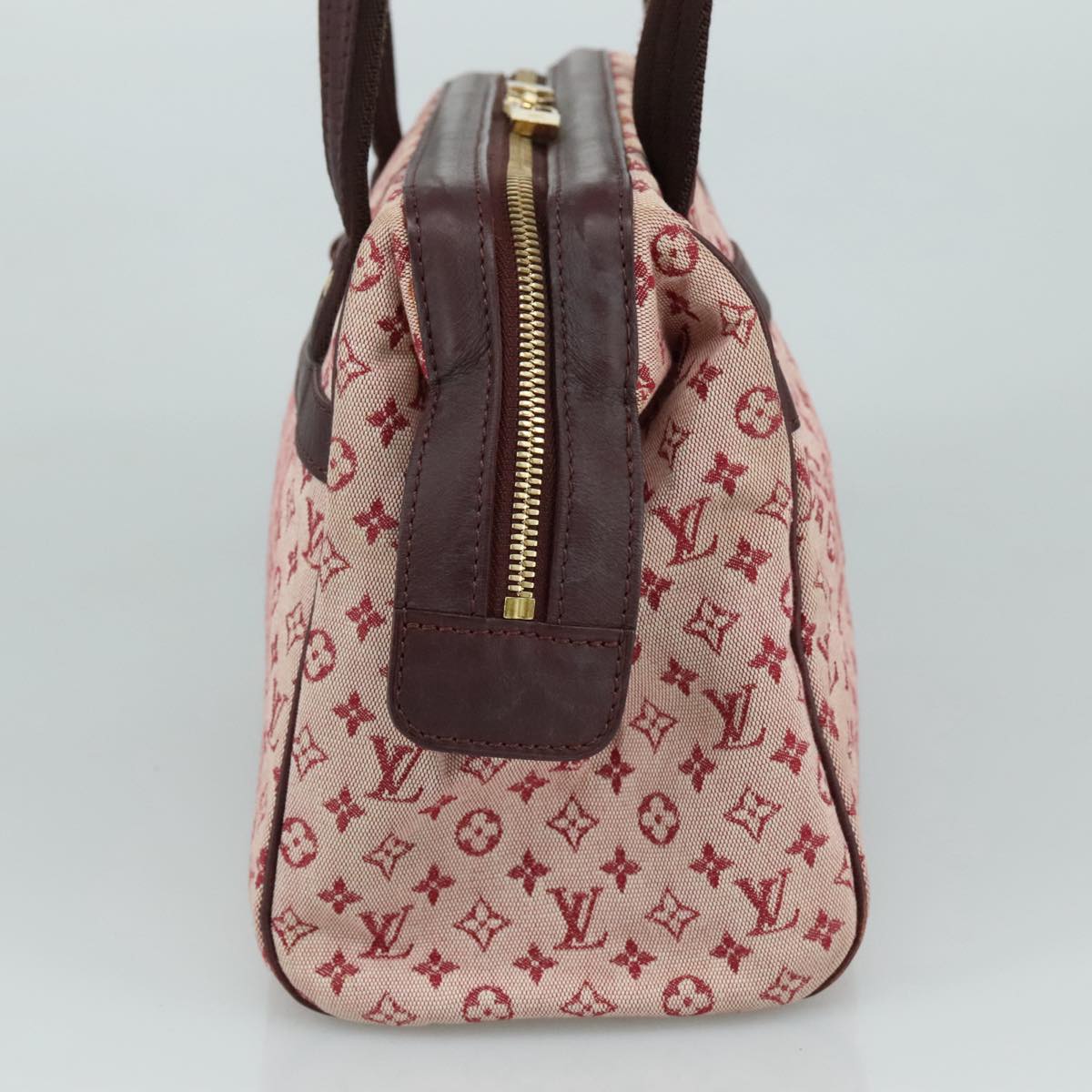 LOUIS VUITTON Monogram Mini Josephine PM Hand Bag Red M92216 LV yk16370