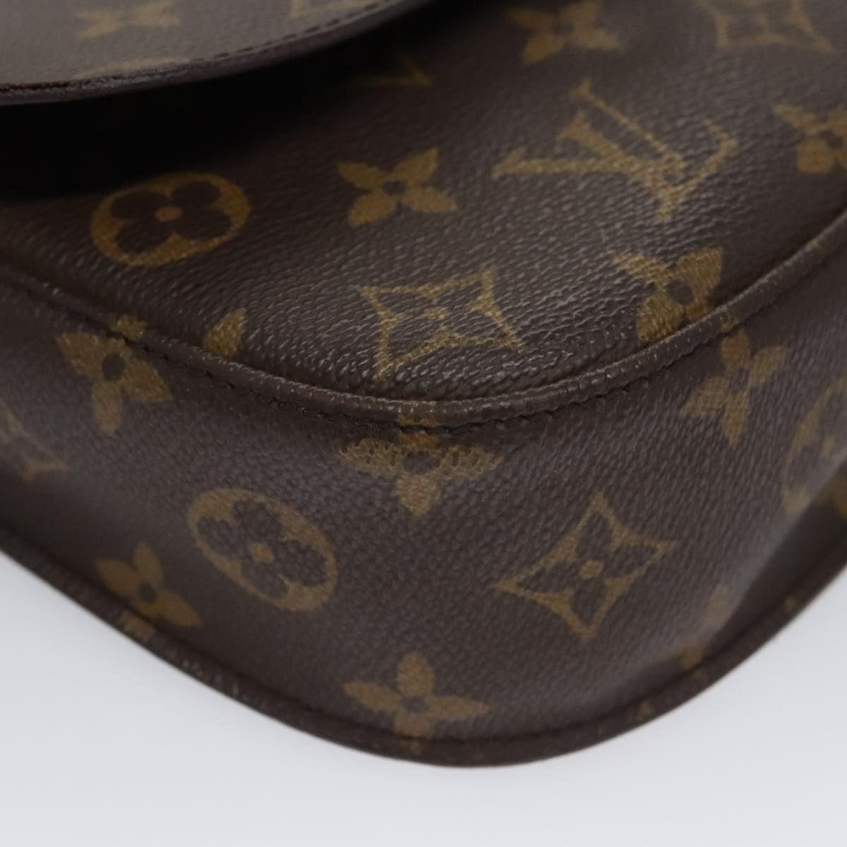 LOUIS VUITTON Monogram Saint Cloud MM Shoulder Bag M51243 LV yk16377