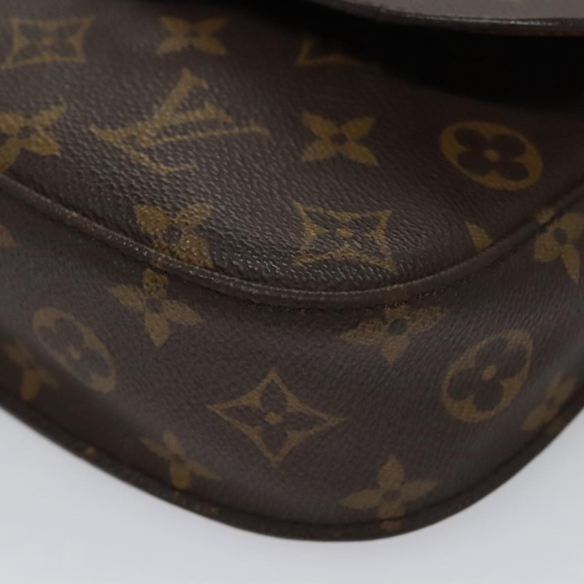 LOUIS VUITTON Monogram Saint Cloud MM Shoulder Bag M51243 LV yk16377