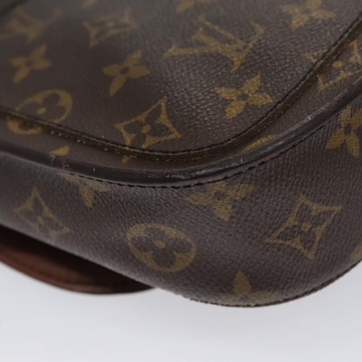 LOUIS VUITTON Monogram Saint Cloud MM Shoulder Bag M51243 LV yk16377