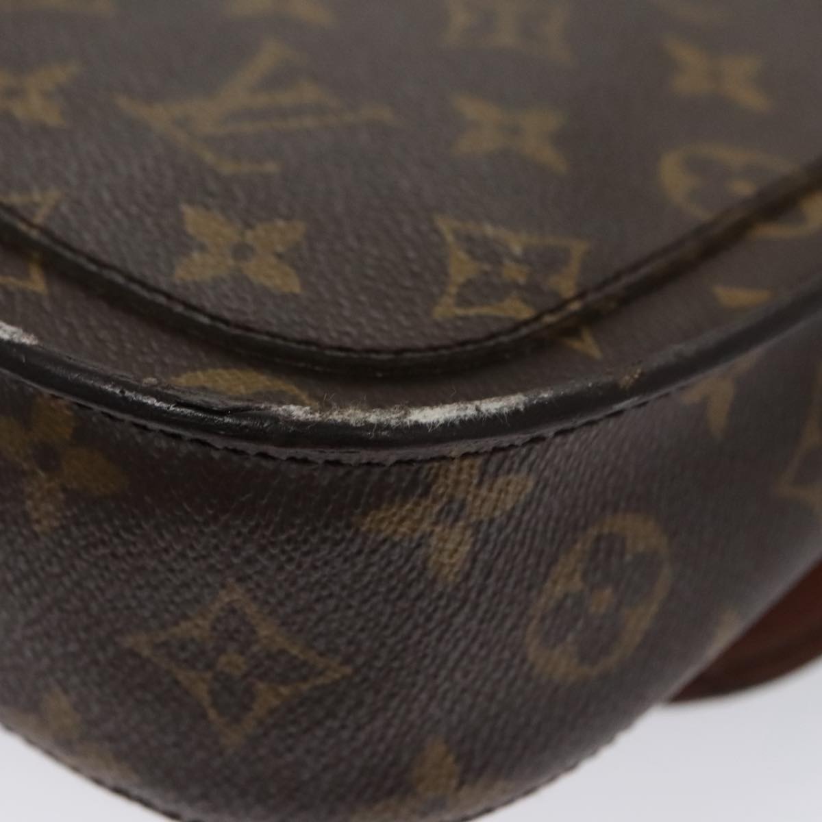 LOUIS VUITTON Monogram Saint Cloud MM Shoulder Bag M51243 LV yk16377