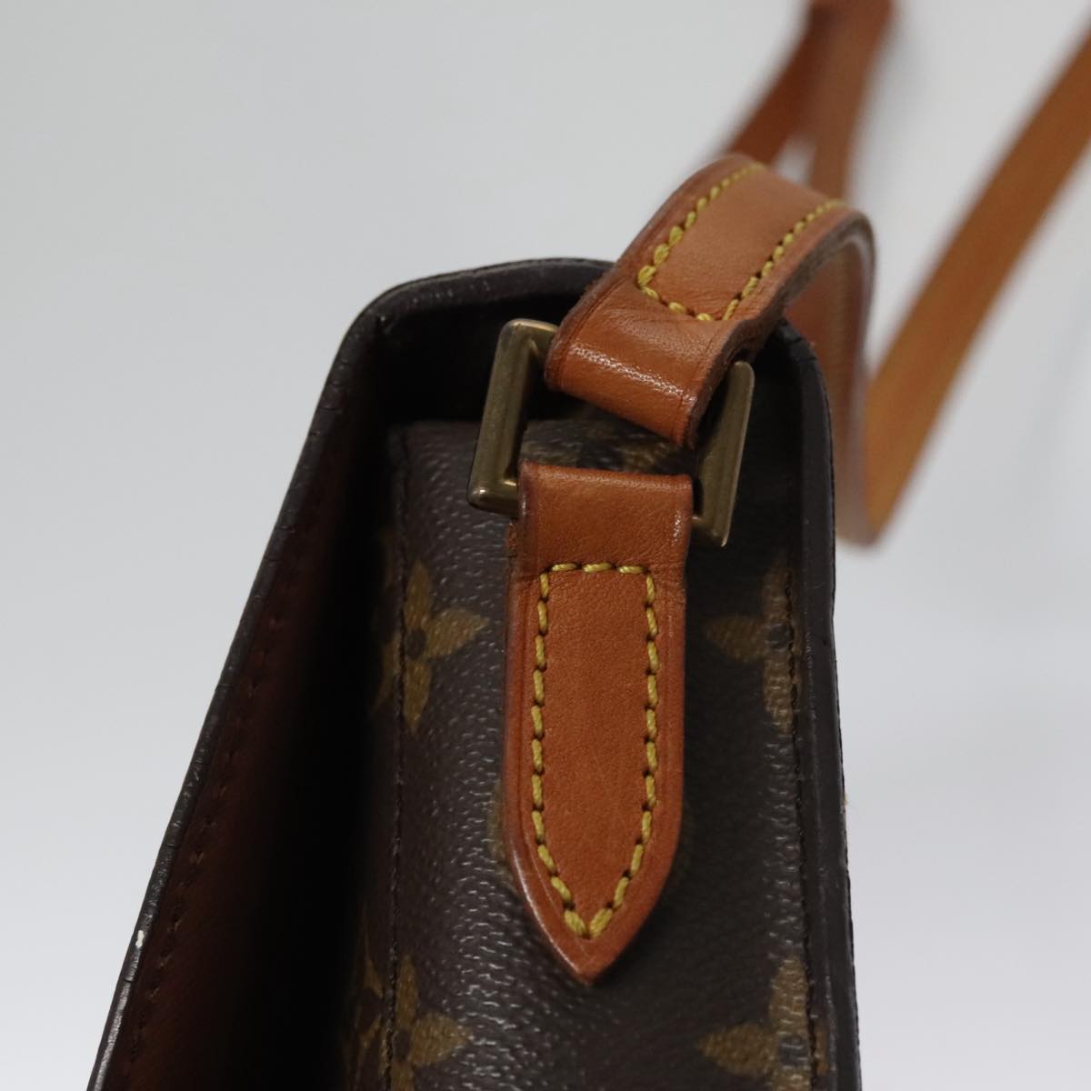 LOUIS VUITTON Monogram Saint Cloud MM Shoulder Bag M51243 LV yk16377