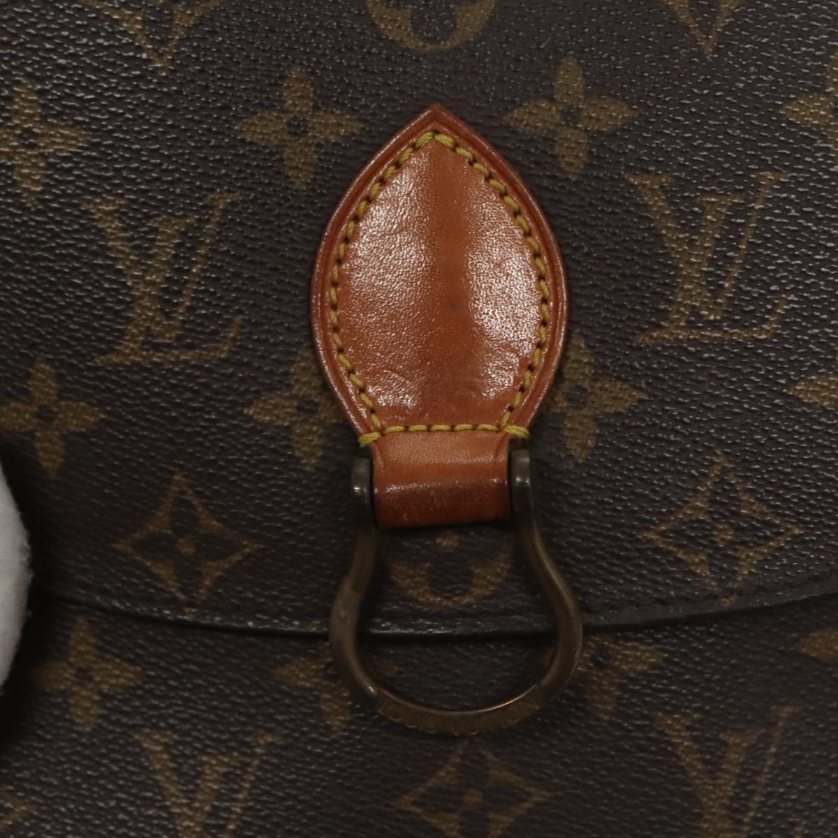 LOUIS VUITTON Monogram Saint Cloud MM Shoulder Bag M51243 LV yk16377