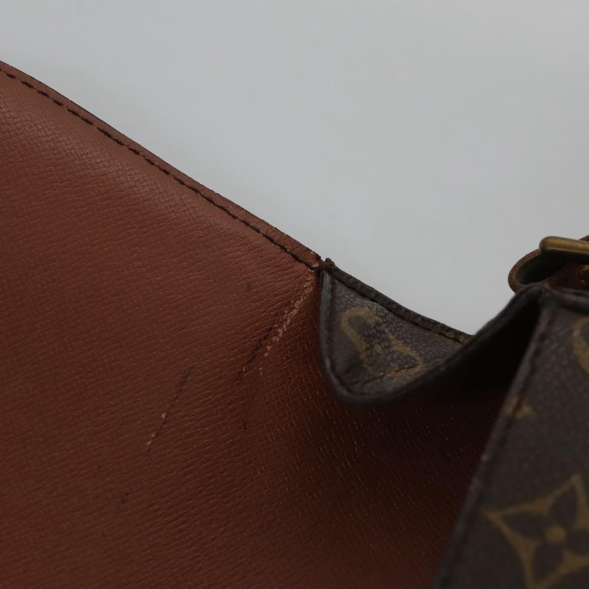 LOUIS VUITTON Monogram Saint Cloud MM Shoulder Bag M51243 LV yk16377