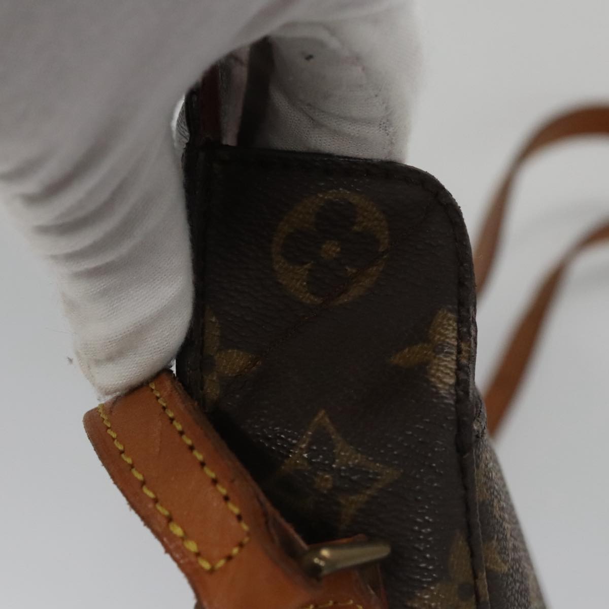 LOUIS VUITTON Monogram Saint Cloud MM Shoulder Bag M51243 LV yk16377