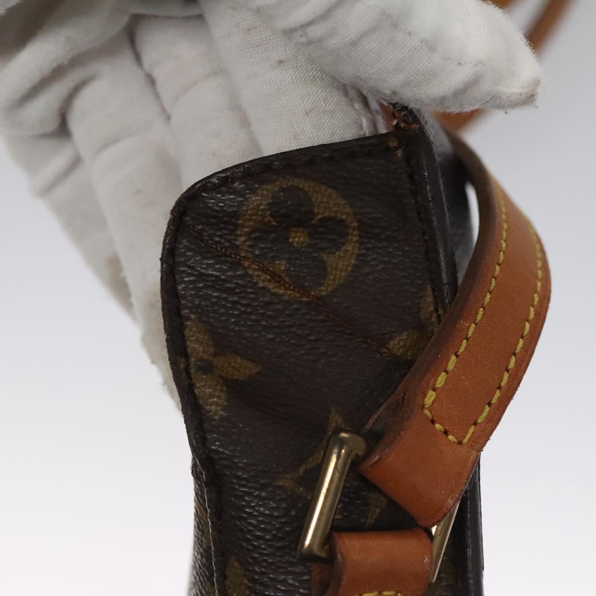 LOUIS VUITTON Monogram Saint Cloud MM Shoulder Bag M51243 LV yk16377