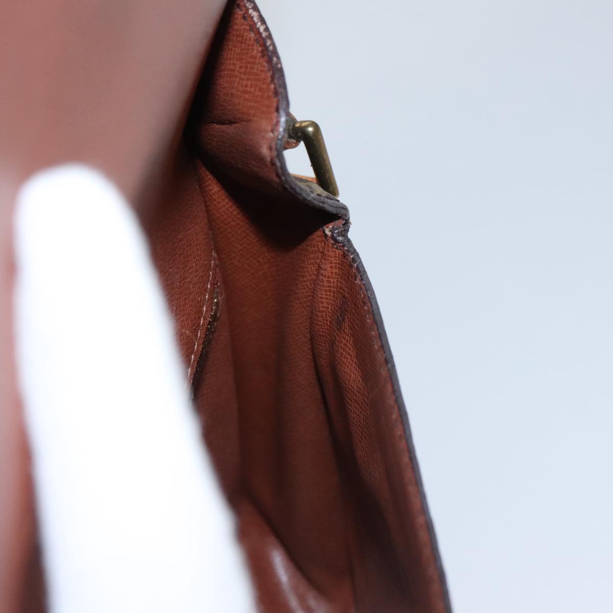 LOUIS VUITTON Monogram Saint Cloud MM Shoulder Bag M51243 LV yk16377