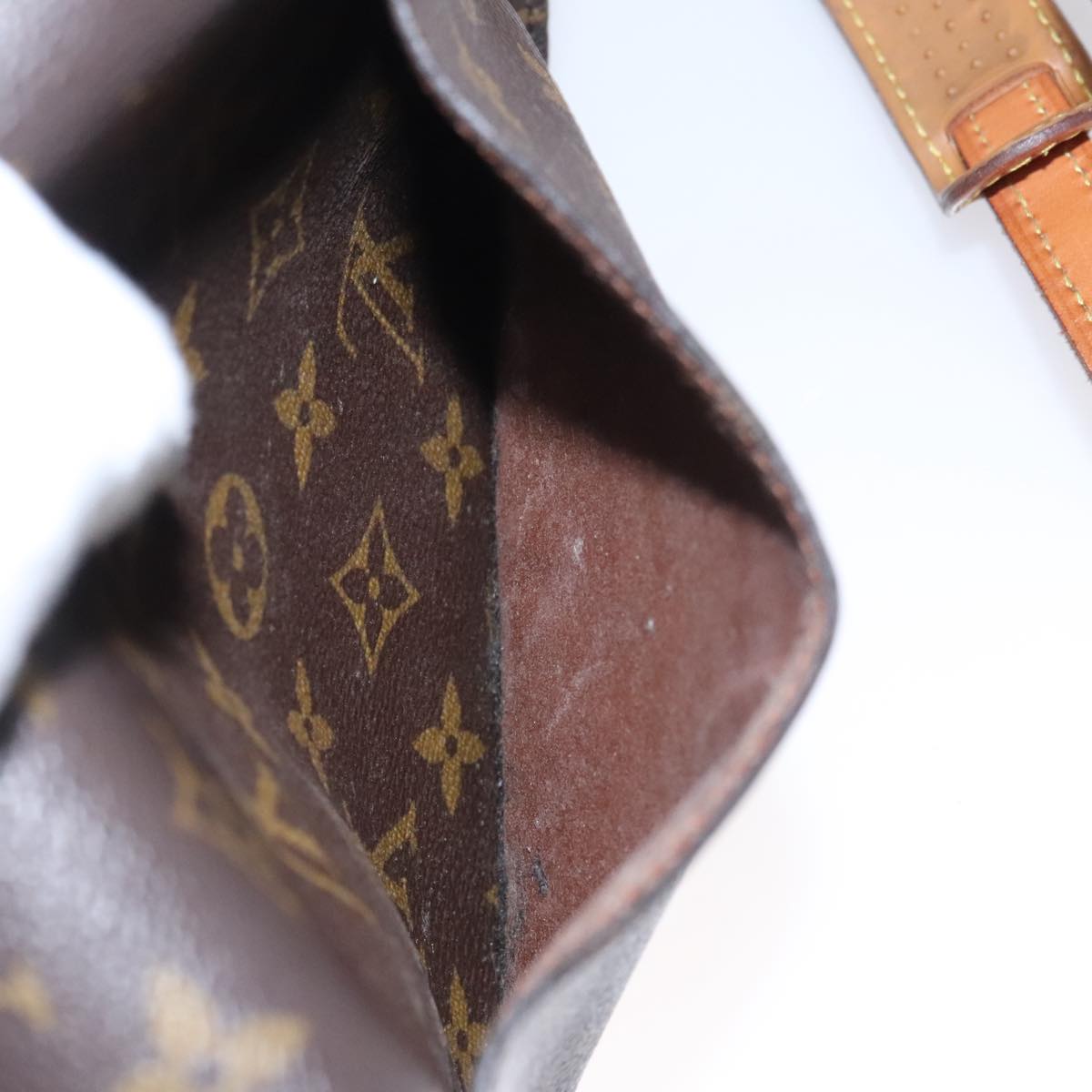 LOUIS VUITTON Monogram Saint Cloud MM Shoulder Bag M51243 LV yk16377