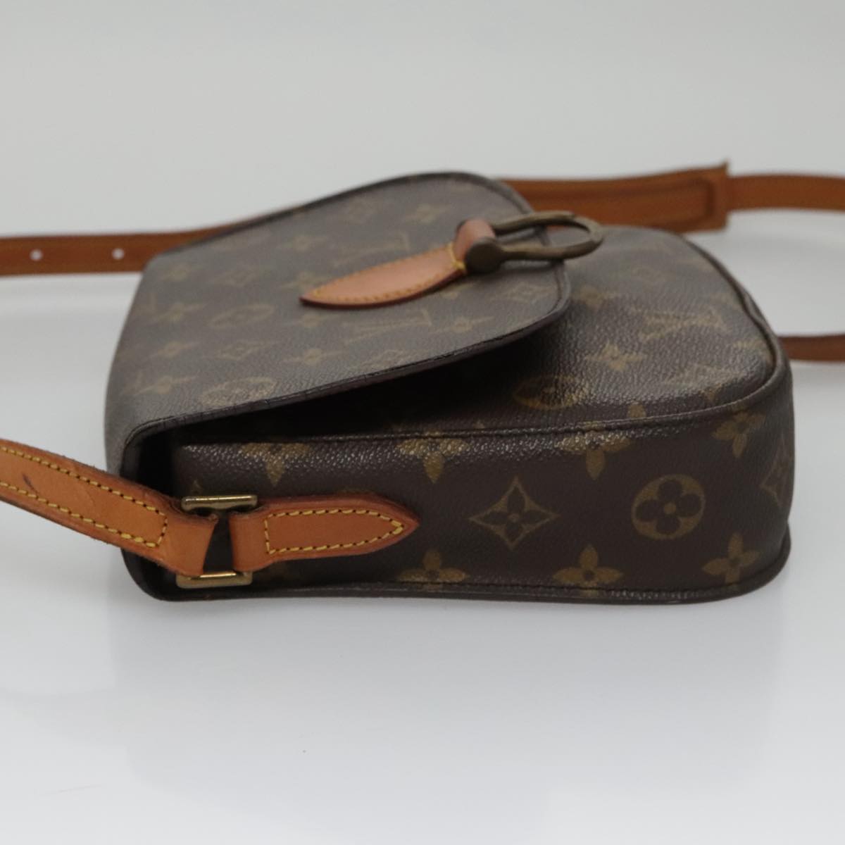 LOUIS VUITTON Monogram Saint Cloud MM Shoulder Bag M51243 LV yk16377
